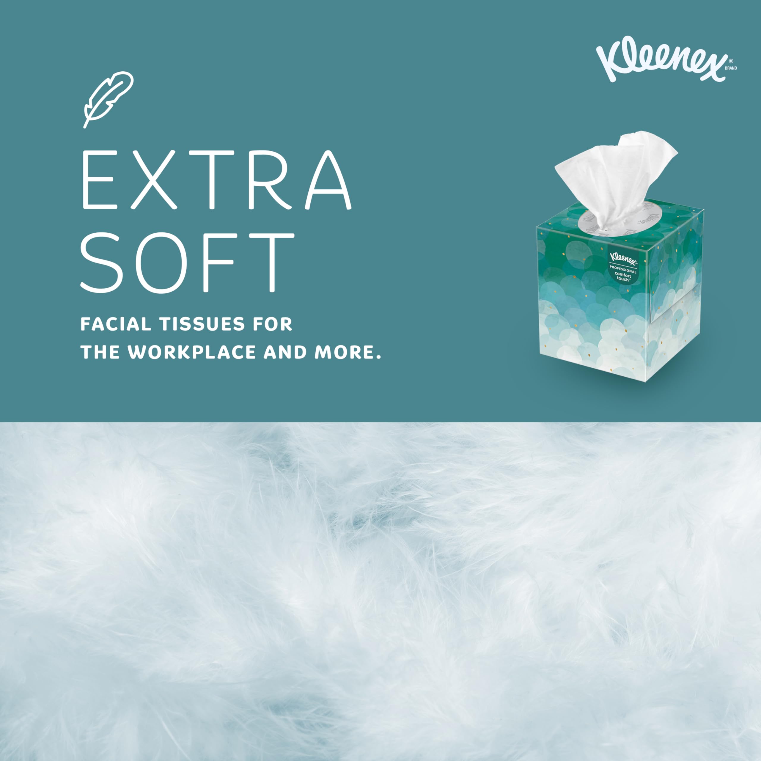 Kleenex embalaje del case de 36 cajas listo para almacenamiento