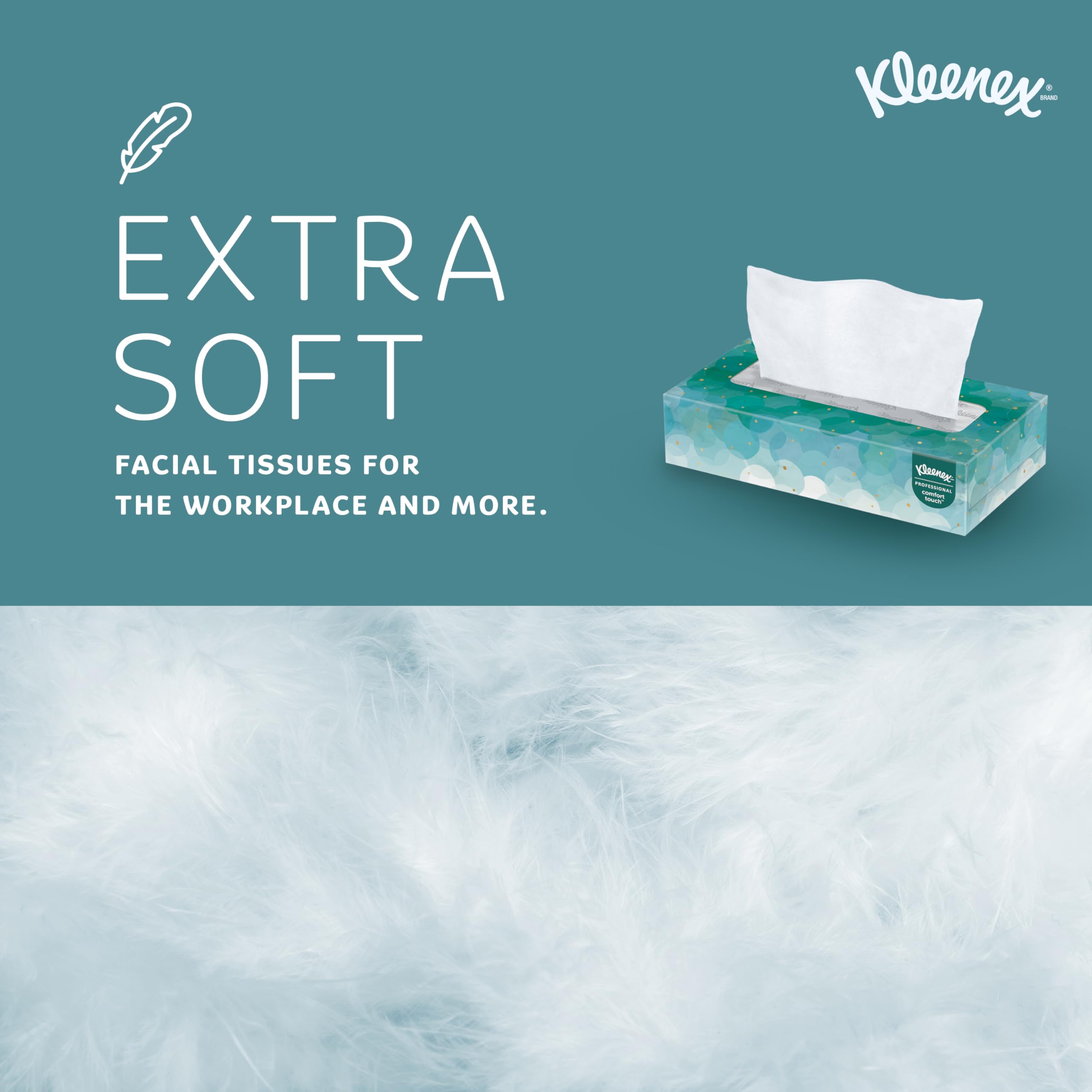 Kleenex etiqueta FSC en caja indicando manejo forestal responsable