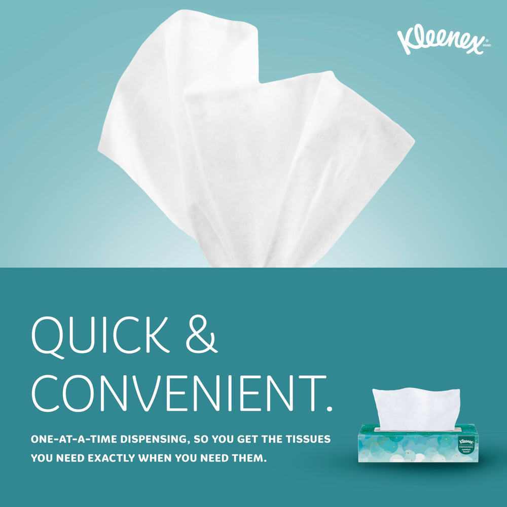 Kleenex en uso sobre un escritorio de oficina ofreciendo higiene inmediata