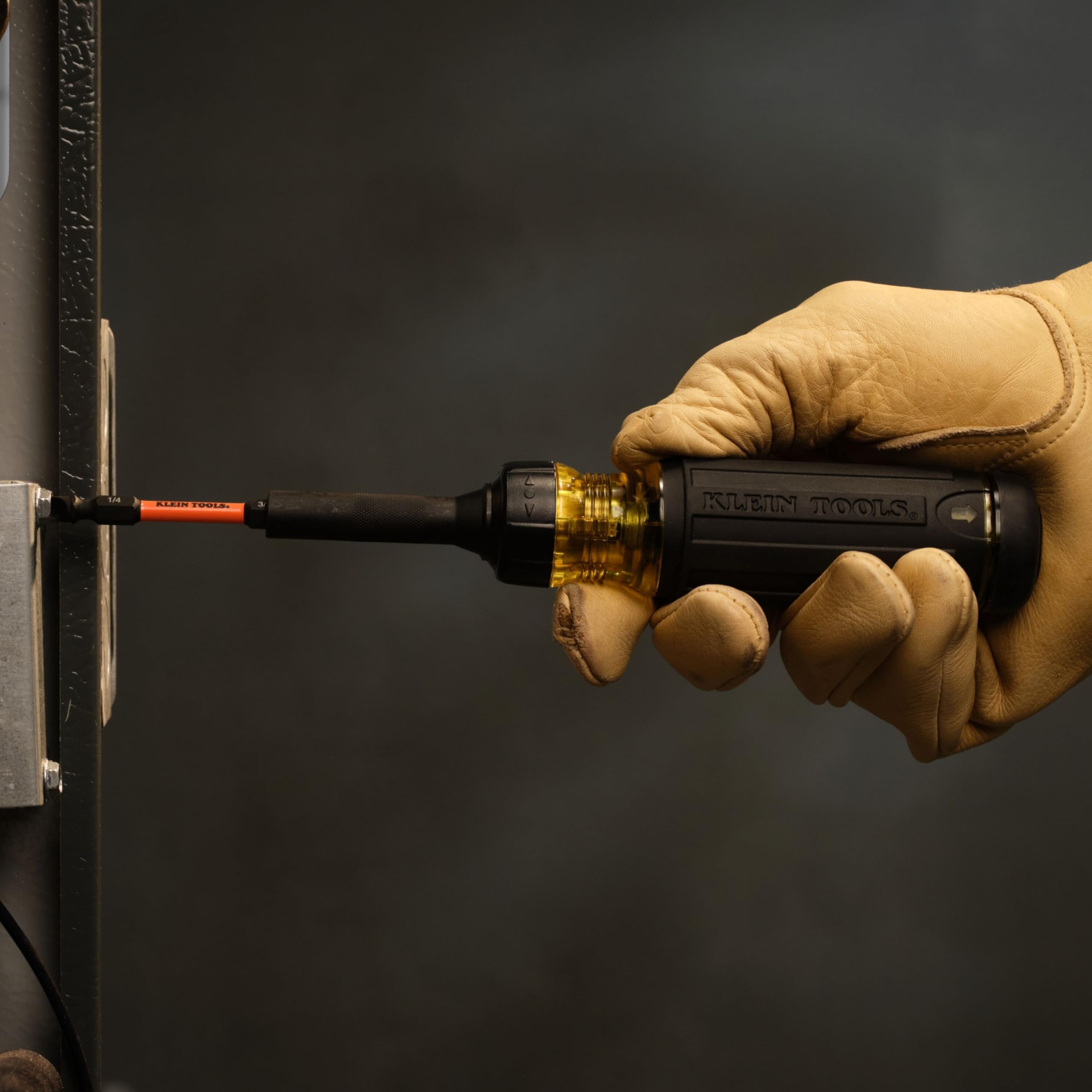 KLEIN TOOLS dado de 1/4 pulgada extraíble para tuercas, uso multifunción