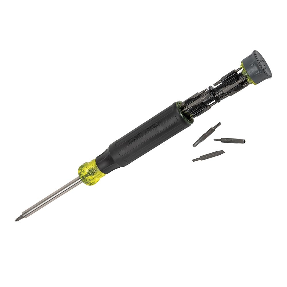 Klein Tools 32327 vista frontal mostrando diseño compacto y almacenamiento integrado