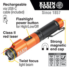 KLEIN TOOLS bisel de enfoque en primer plano mostrando ajuste suave