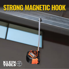 Klein Tools 9225 side profile with metal belt clip for convenient carry on jobsites