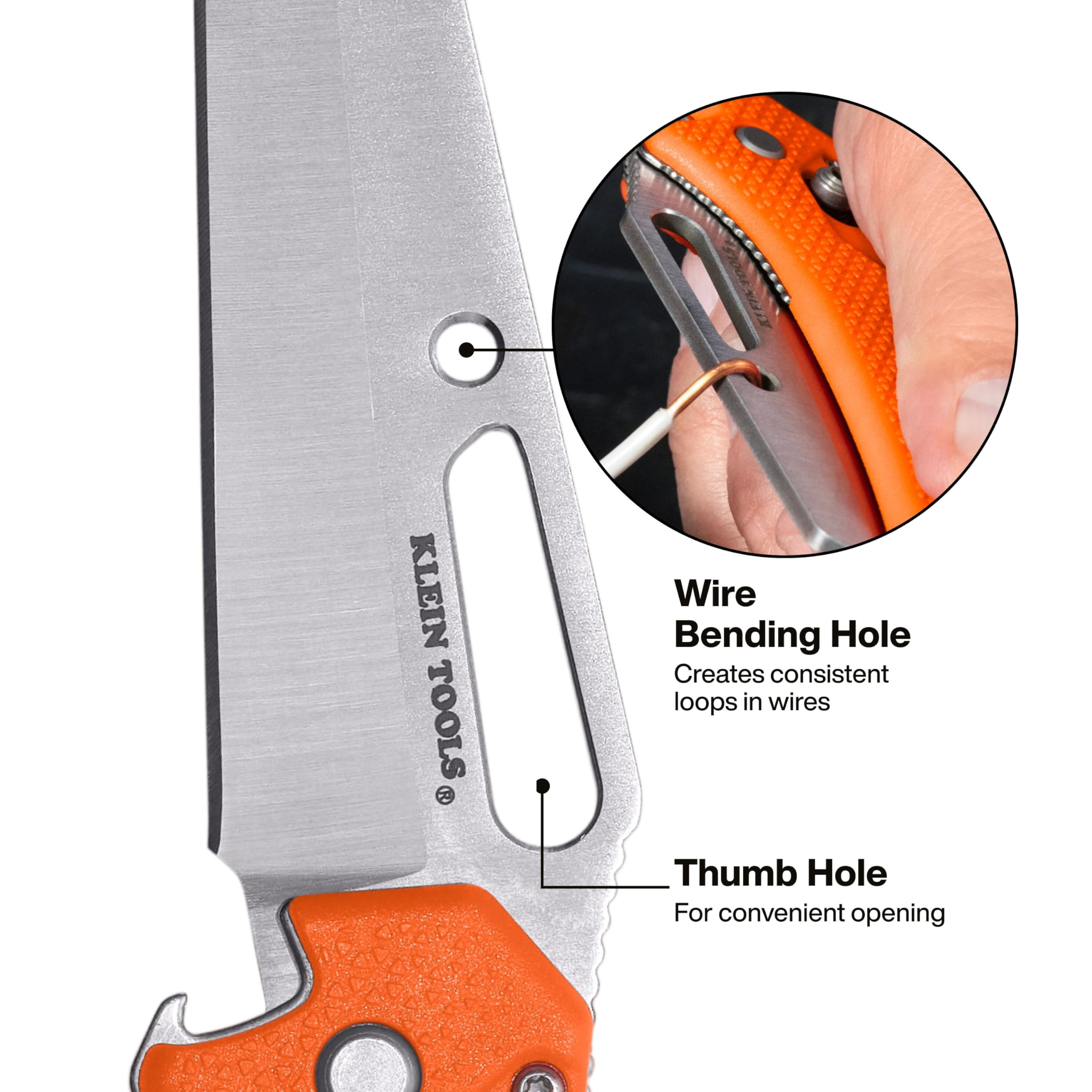 KLEIN TOOLS bit doble removible mostrando ranura y Phillips para versatilidad