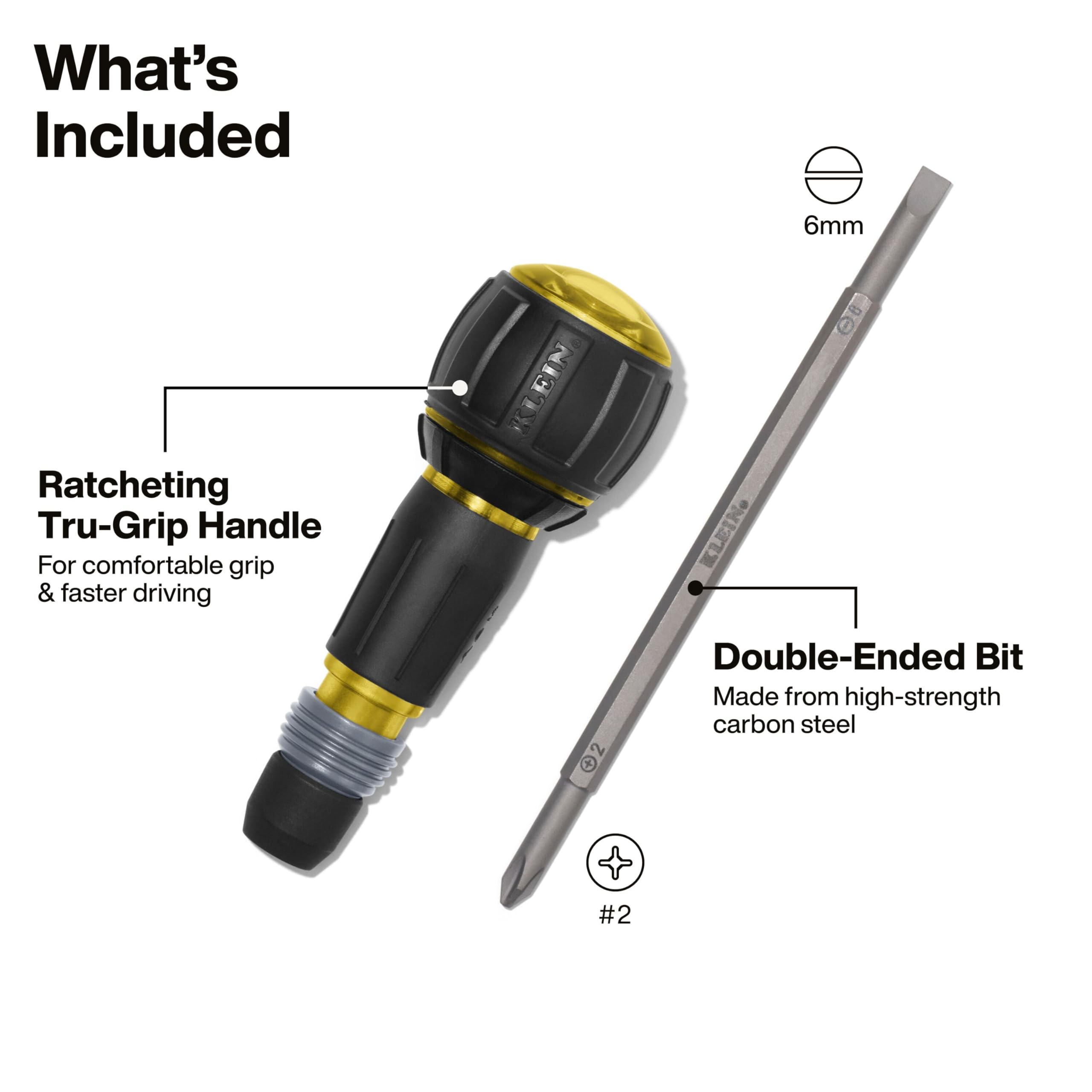 KLEIN TOOLS detalle del mango Tru-Grip para mejor agarre y comodidad