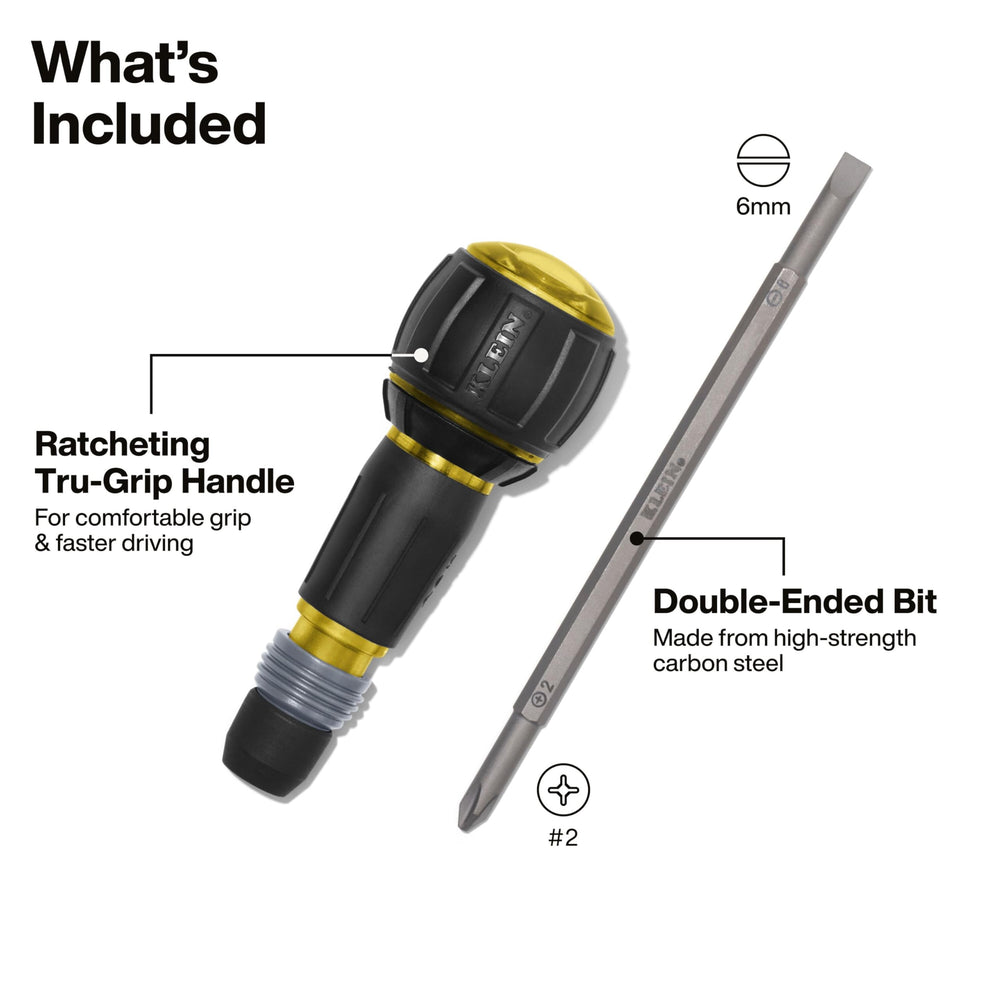 KLEIN TOOLS detalle del mango Tru-Grip para mejor agarre y comodidad