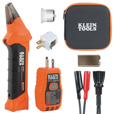 Klein Tools ET310KIT front view showing kit components and carrying case for quick identification