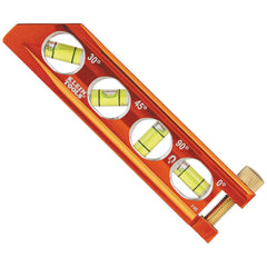 Klein Tools front profile showing compact level and orange finish for easy locating