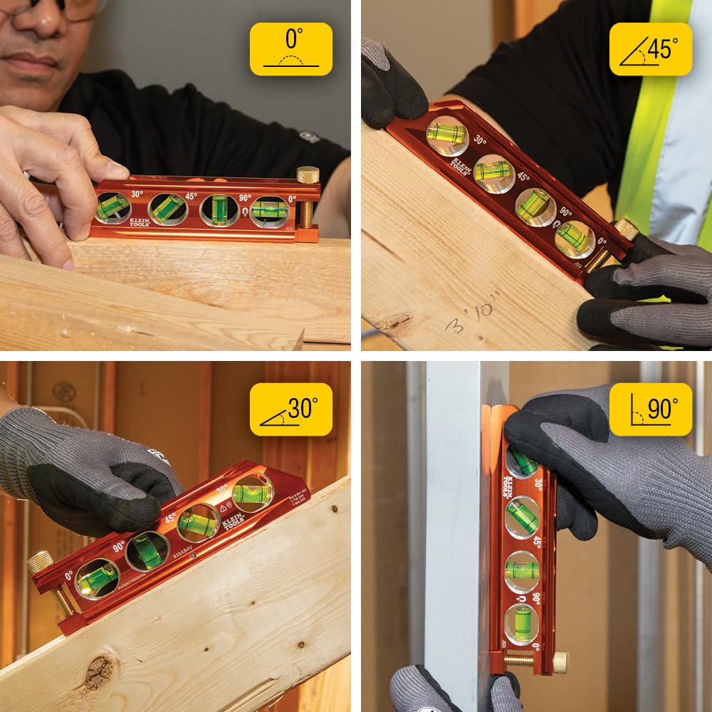Klein Tools next to ruler showing 6.25-inch scale for pocketable portability
