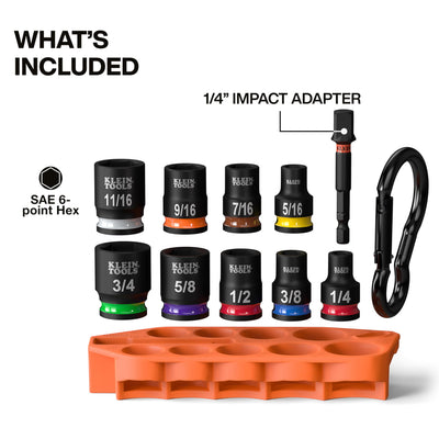 Klein Tools close-up stamped sizes for fast identification benefit
