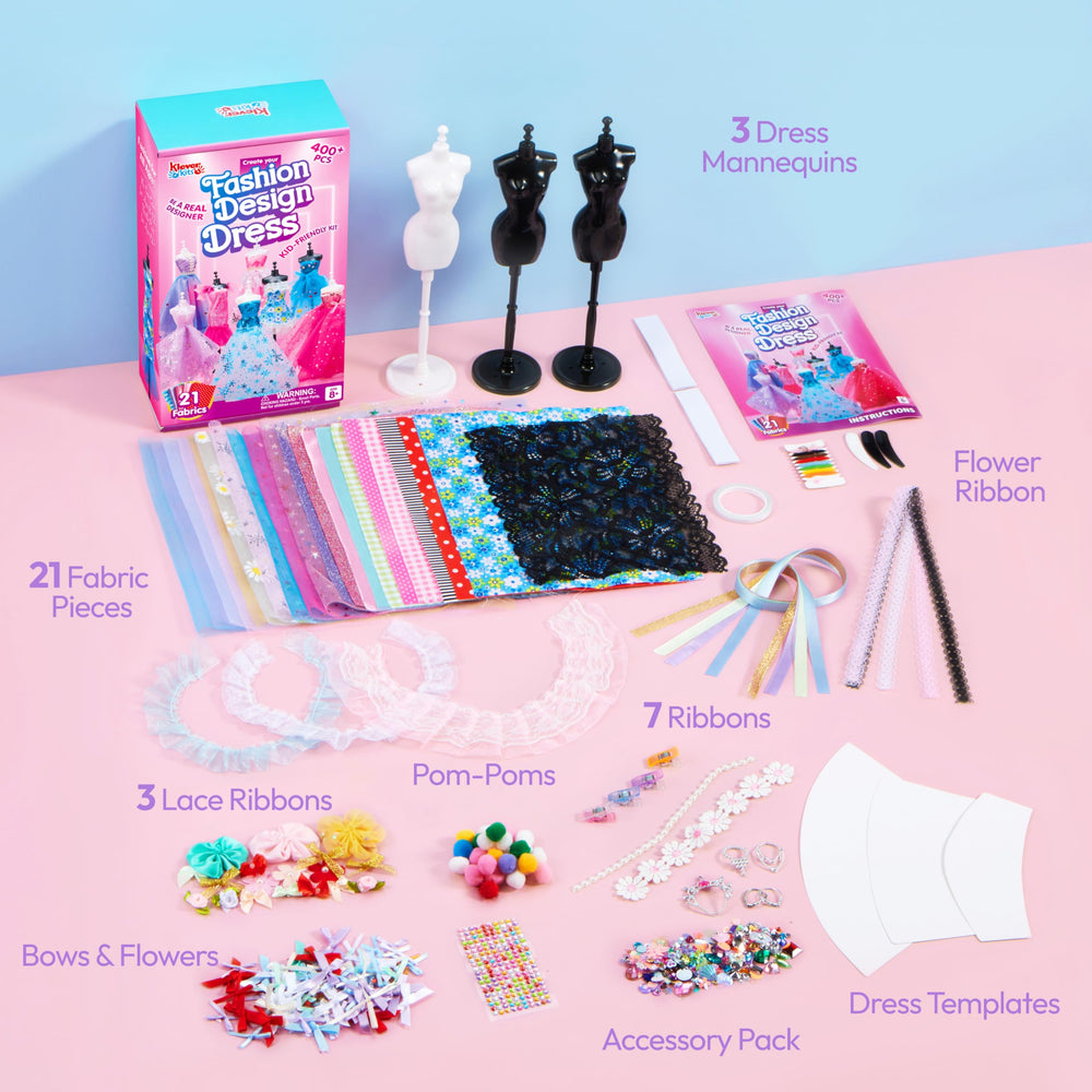 Klever Kits muestrario de telas múltiples colores para combinar