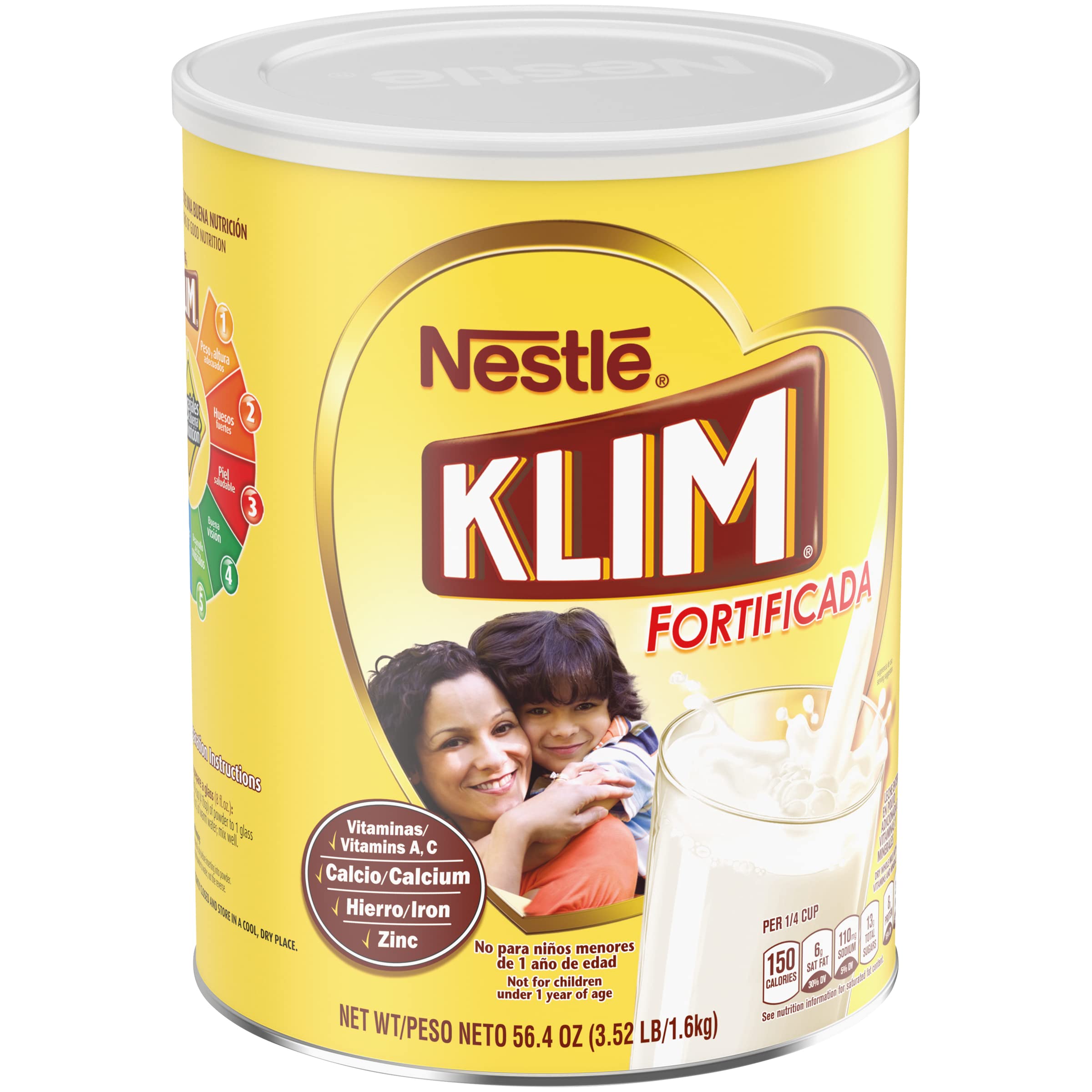 KLIM detalle del polvo fino listo para disolver y aportar cremosidad