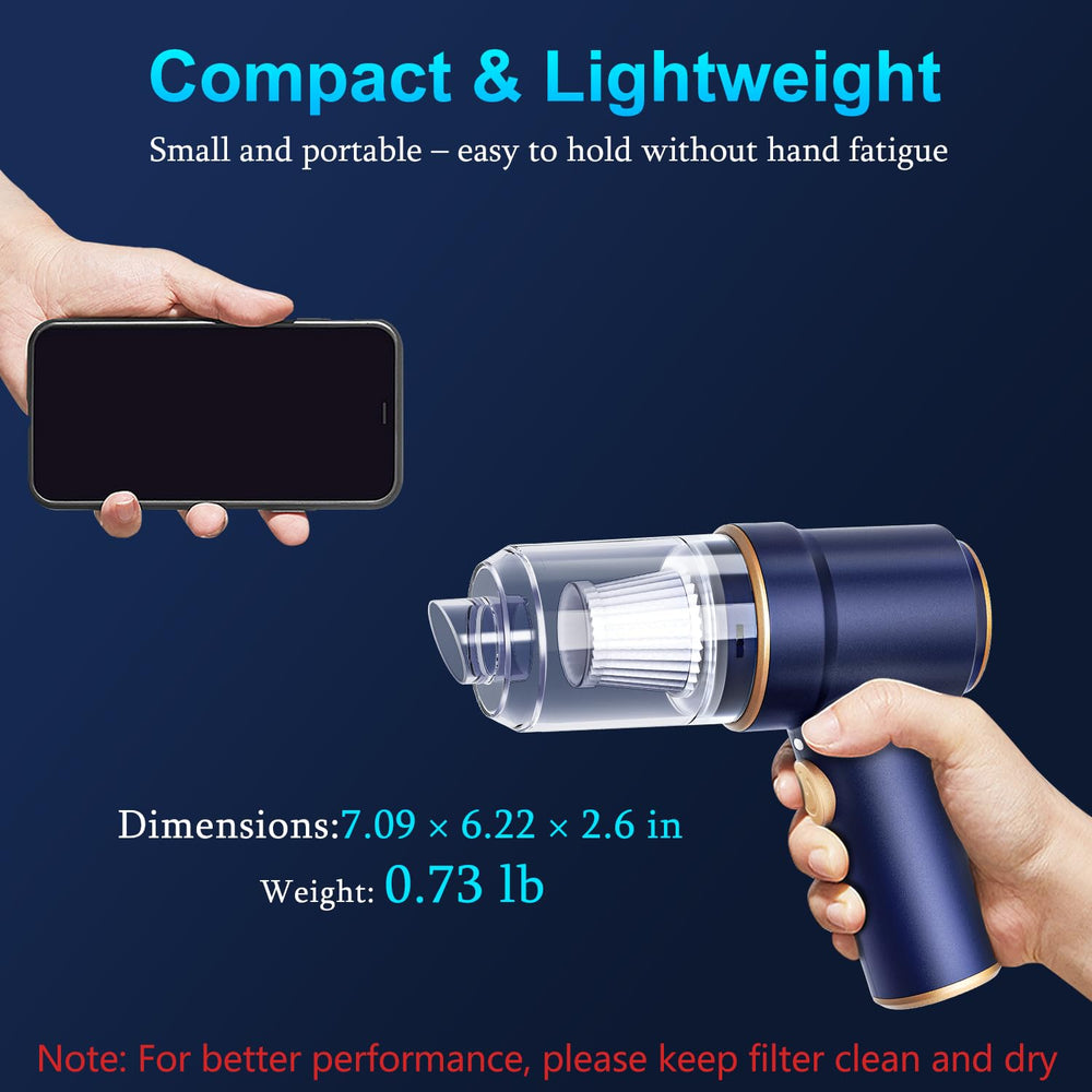 KMM detalle del LED frontal iluminando espacios oscuros para limpieza precisa