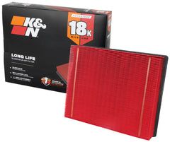 K&N filtro KNA-2129 frontal mostrando forma y ajuste para fácil instalación