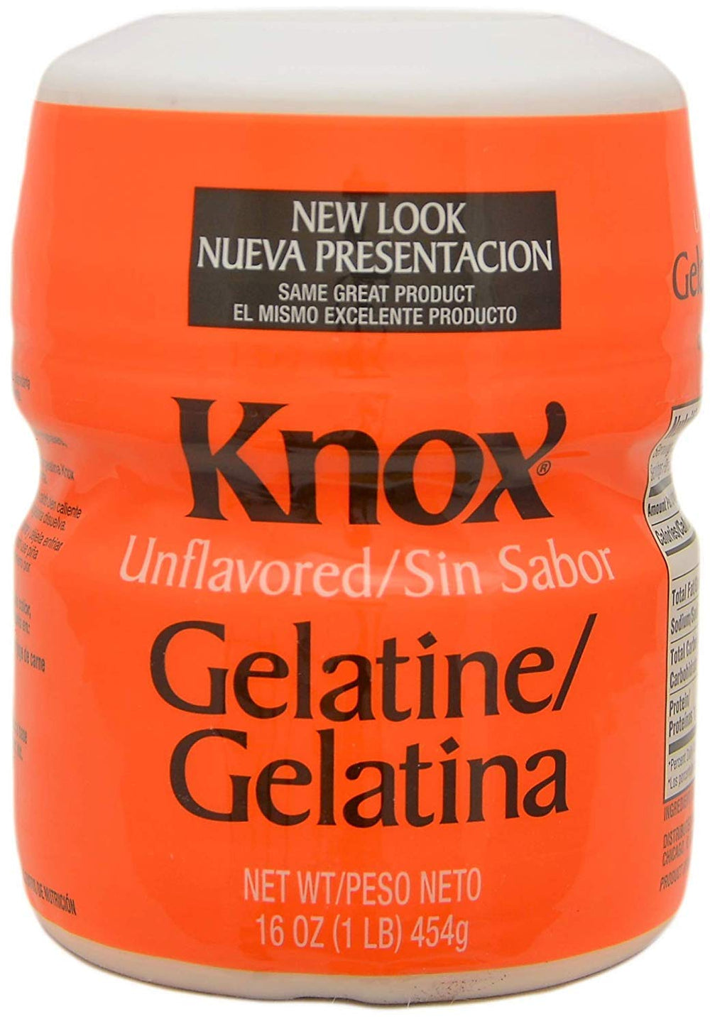 Knox front packaging showing 1 lb pouch and clear product benefit