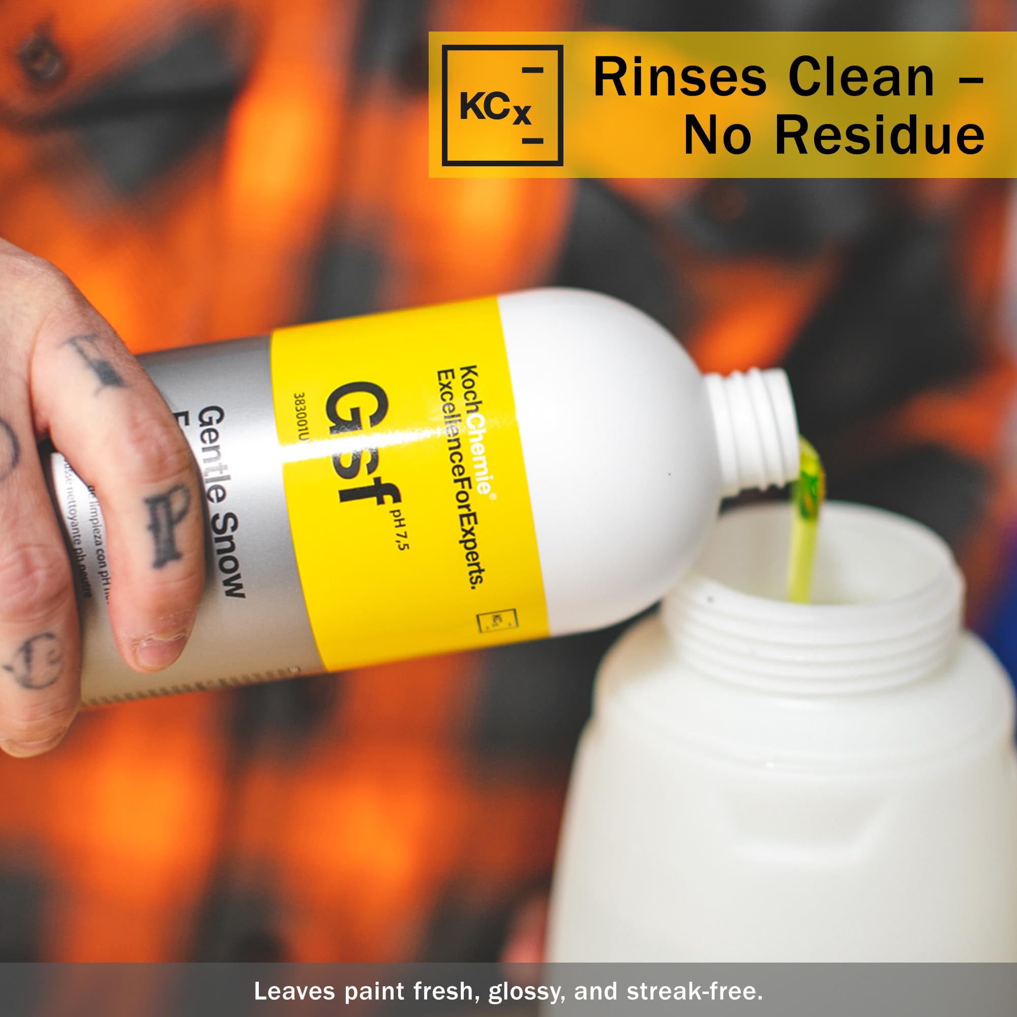 KOCHCHEMIE usado en lavado manual con guante, reduce fricción