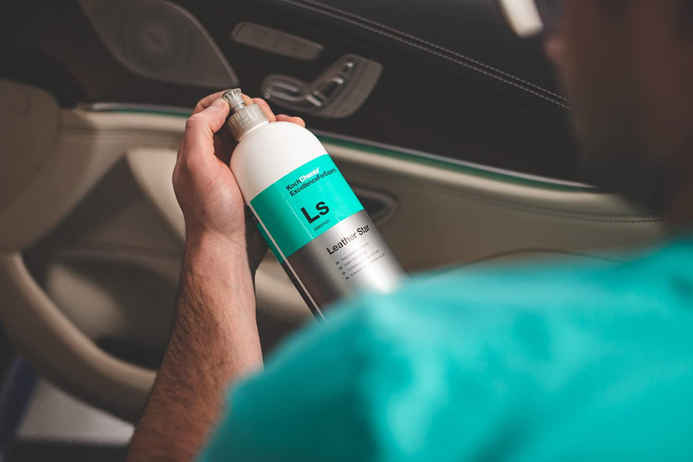 KOCHCHEMIE aplicación sobre asiento de coche para limpieza profunda
