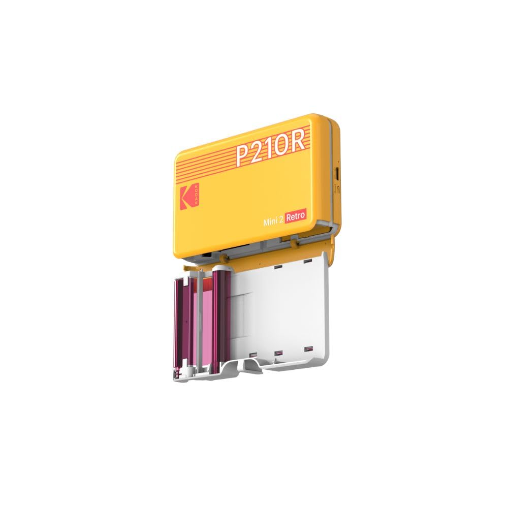 KODAK cartucho al lado de una mano para mostrar tamaño portátil