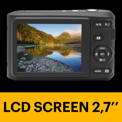 KODAK PIXPRO FZ45 open battery and SD slot demonstrating AA power and large storage