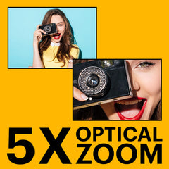 KODAK PIXPRO FZ55 en mano demostrando tamaño portátil y comodidad