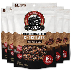Kodiak Cakes empaque frontal del producto mostrando el diseño y beneficios