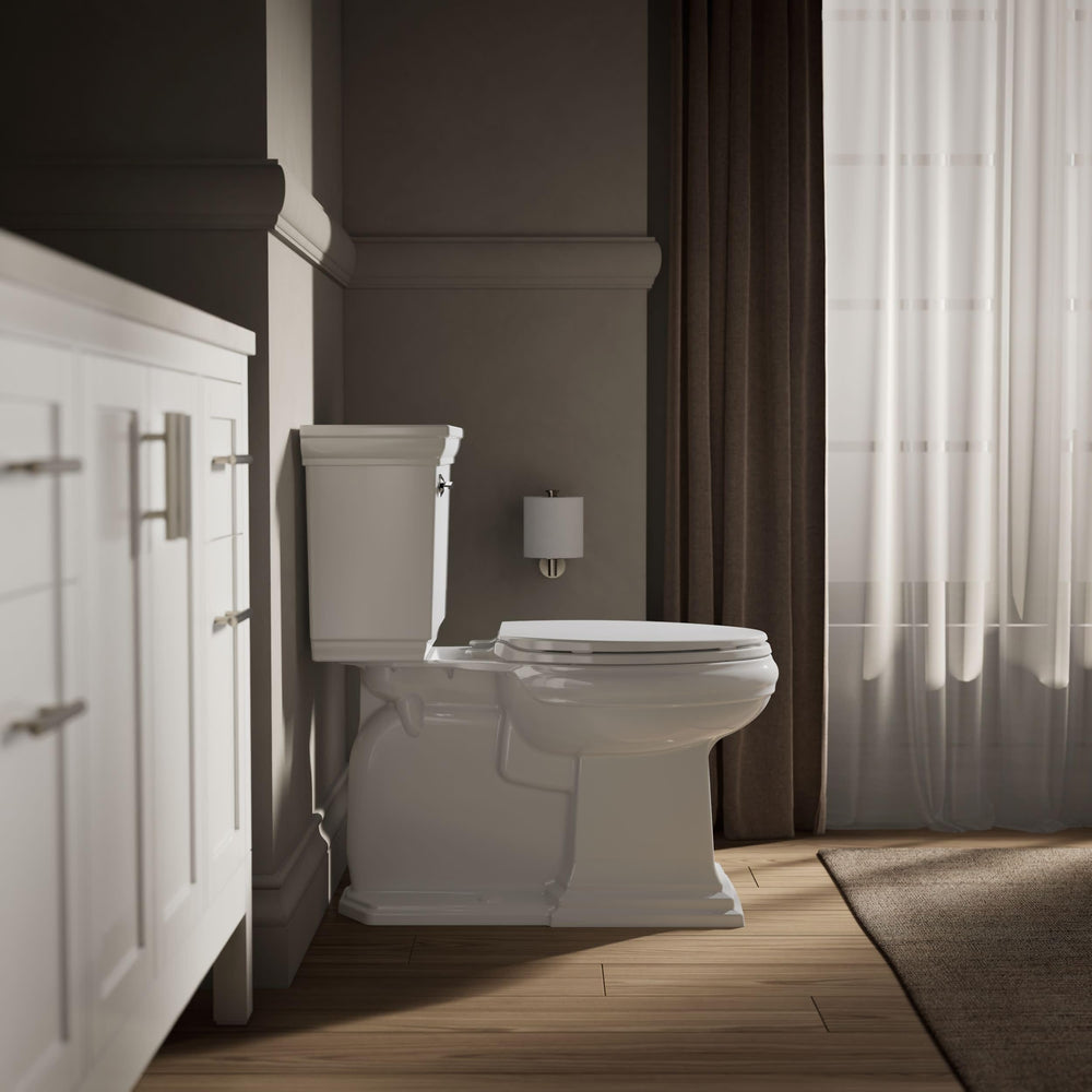 KOHLER Brevia Grip-Tight bumpers que evitan movimientos y estabilizan el asiento