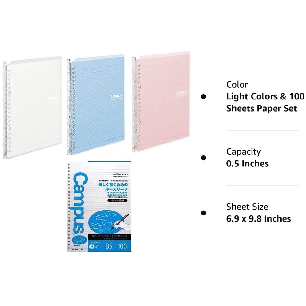 KOKUYO binder on desk with pen and laptop illustrating organized workflow