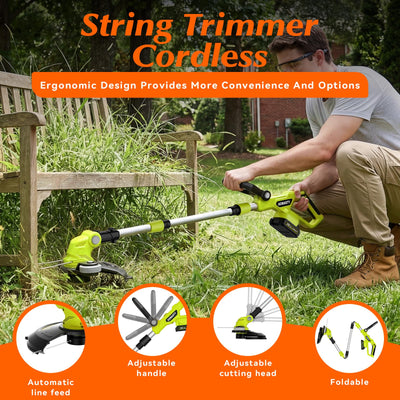 KOMASTY handle and 90-degree head rotation for reaching tight spots