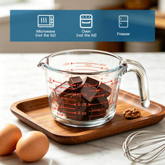 KOMUEE taza 5 oz con tapa en microondas facilitando calentar ingredientes