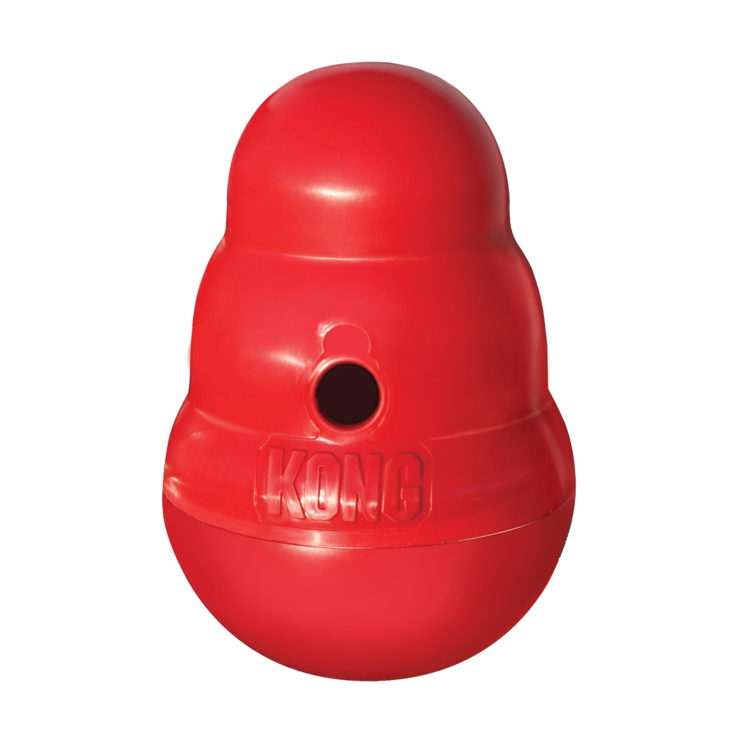 KONG Wobbler vista frontal mostrando su forma estable y diversión