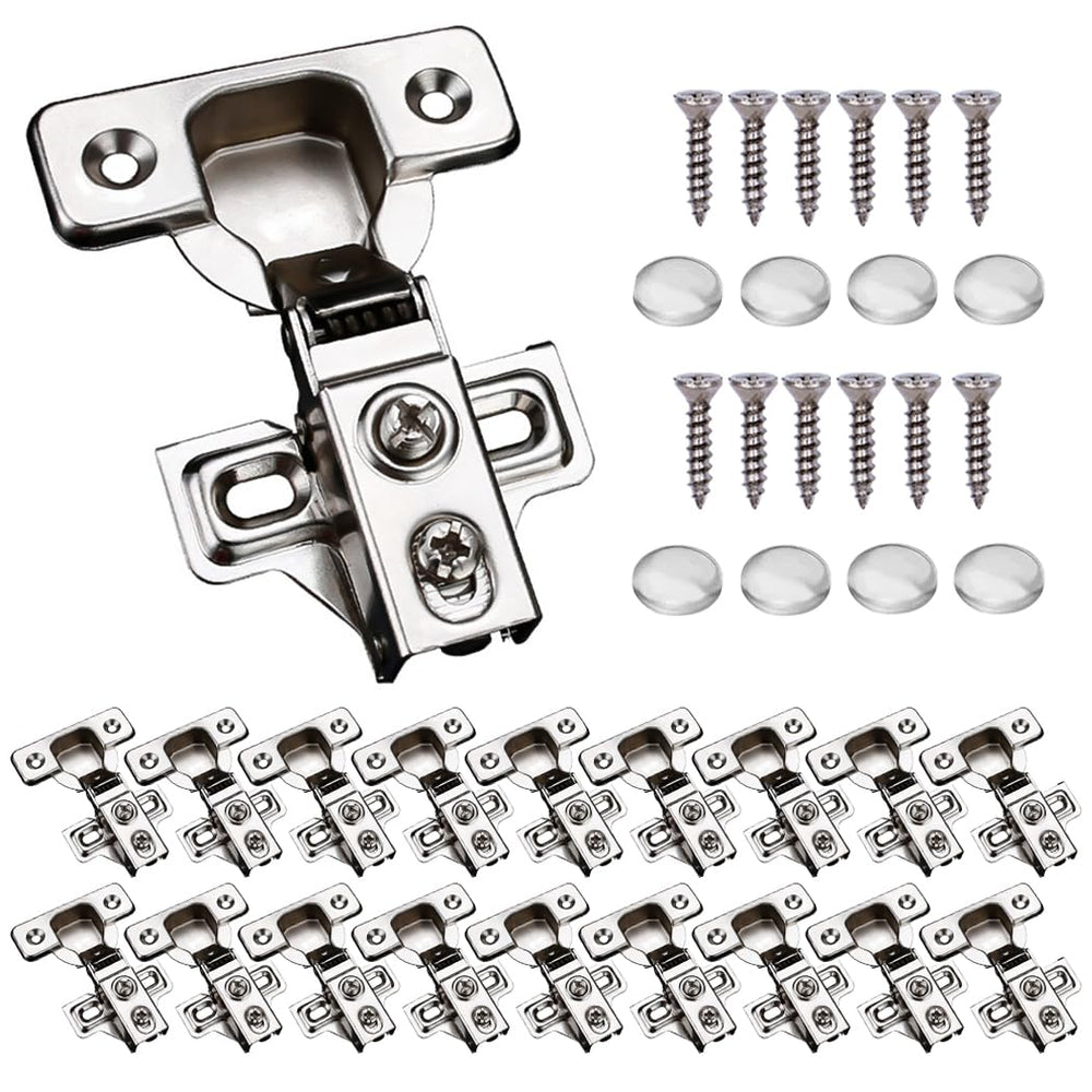 KONIGEEHRE pack frontal con 20 bisagras ocultas y tornillería incluidas