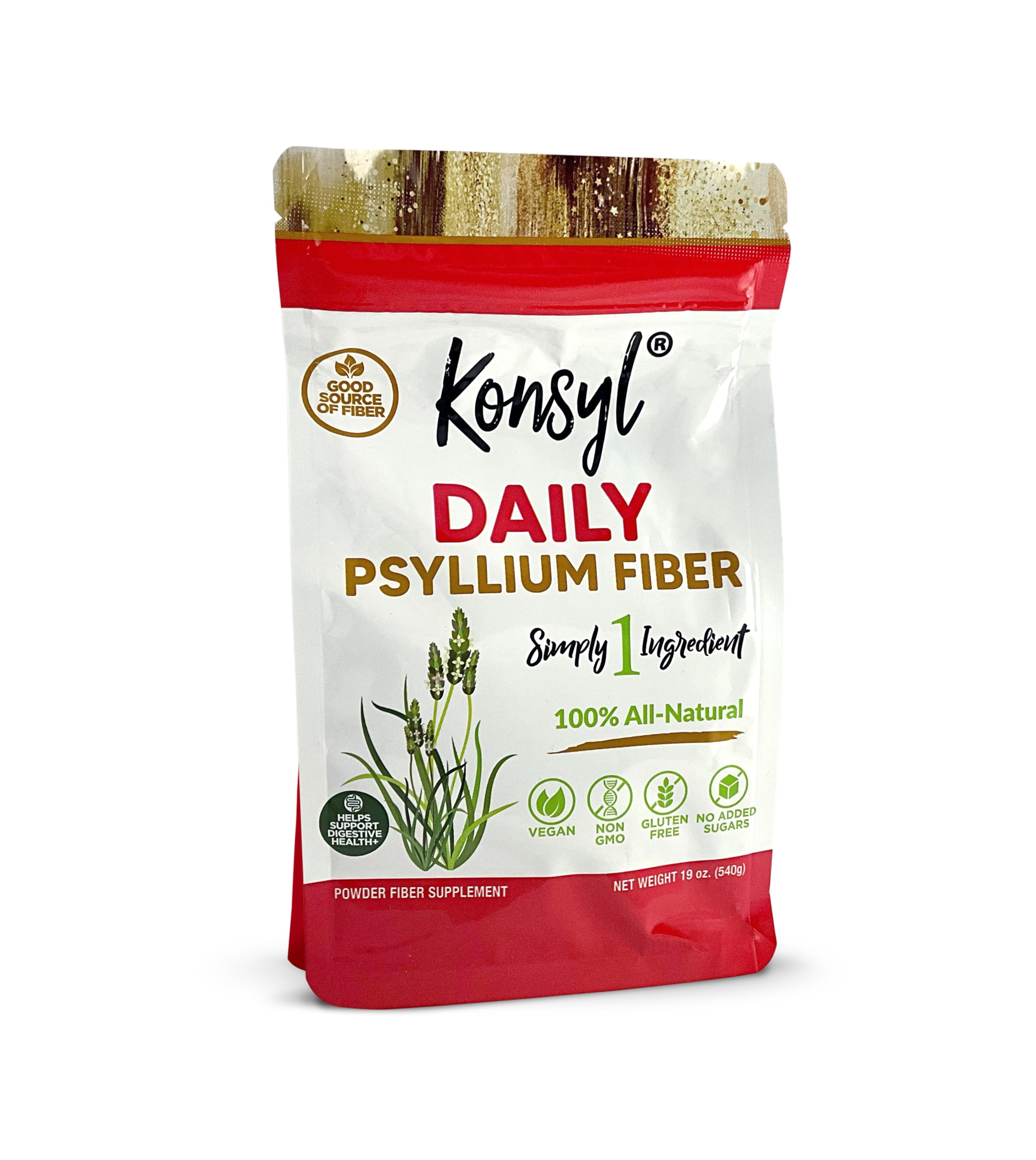 Konsyl frente del empaque 19oz mostrando presentación y cantidad
