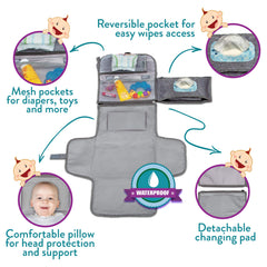 Kopi Baby detalle de textura impermeable, fácil de limpiar y resistente