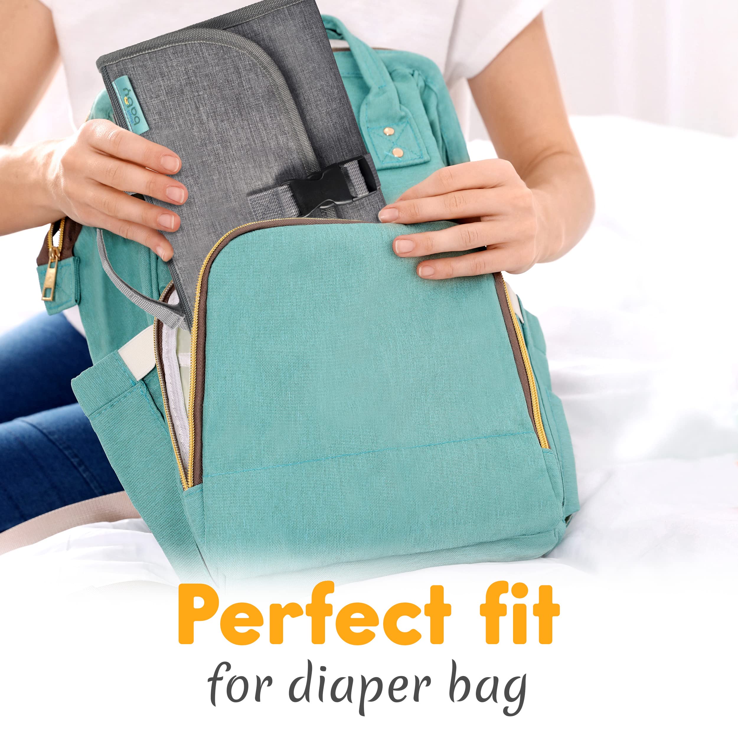 Kopi Baby sujeto al cochecito para cambios cómodos fuera