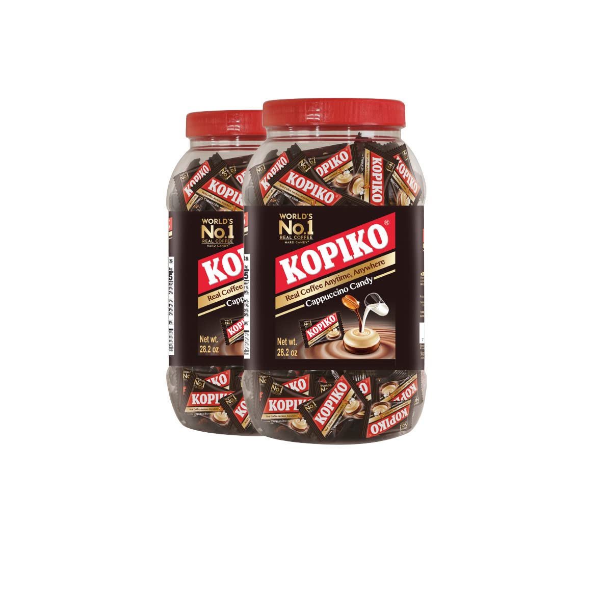 Kopiko empaque frontal mostrando diseño y conveniencia