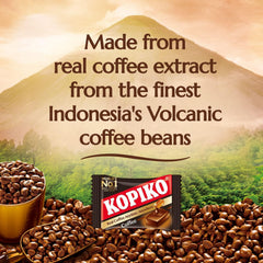 Kopiko caramelo en mano listo para consumir y aportar energía rápida
