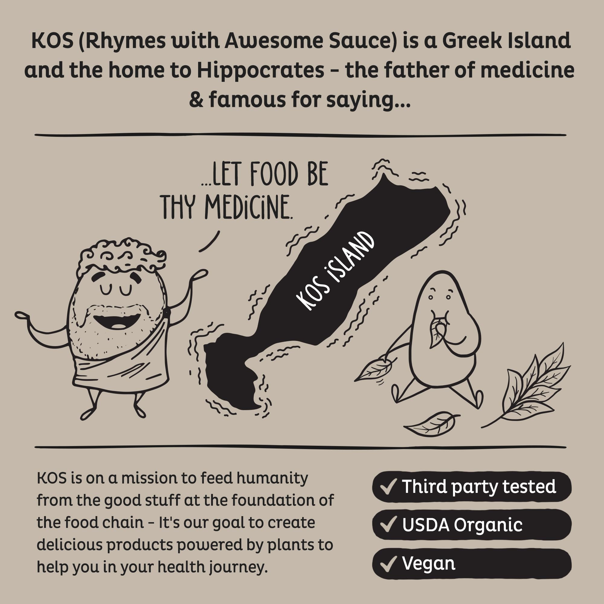 KOS producto en cocina mostrando versatilidad en recetas