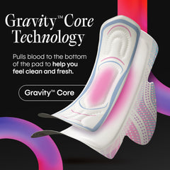 Kotex compresa individual en mano para usar fuera de casa