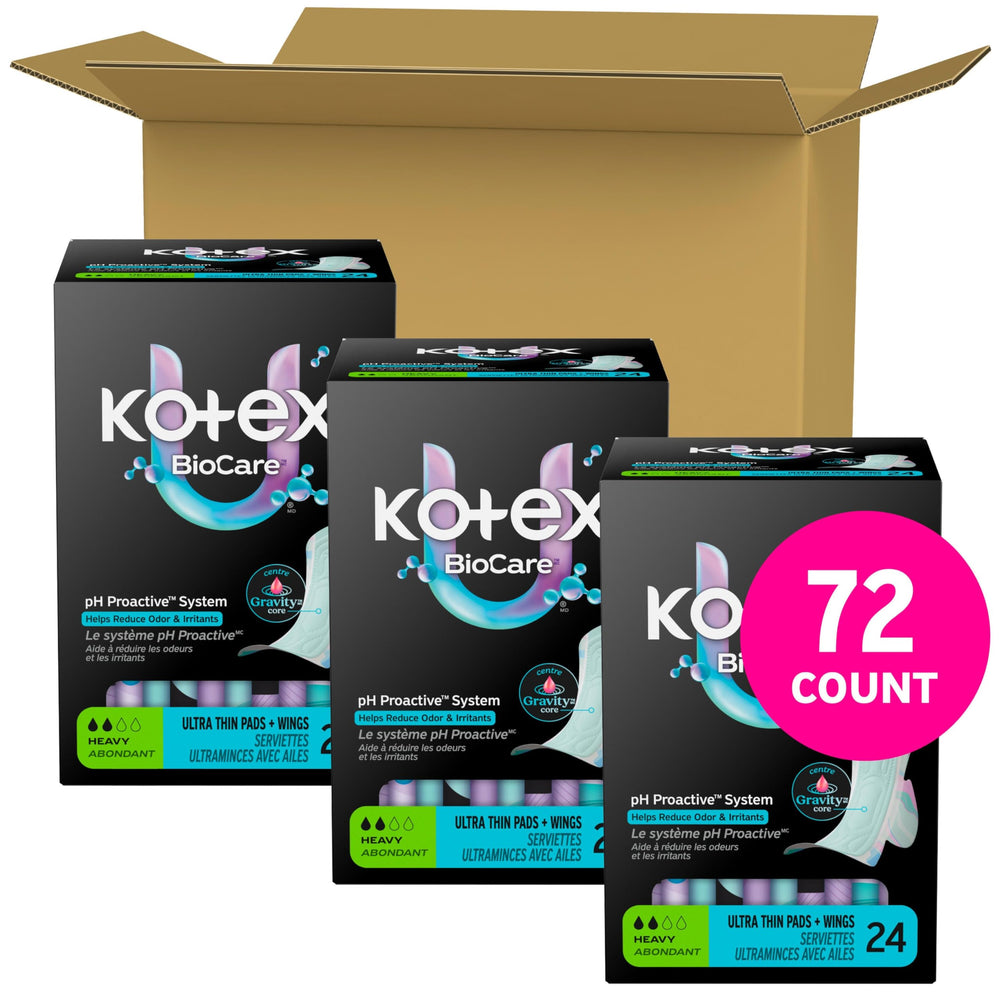 Kotex detalle del Gravity Core mostrando absorción y sequedad