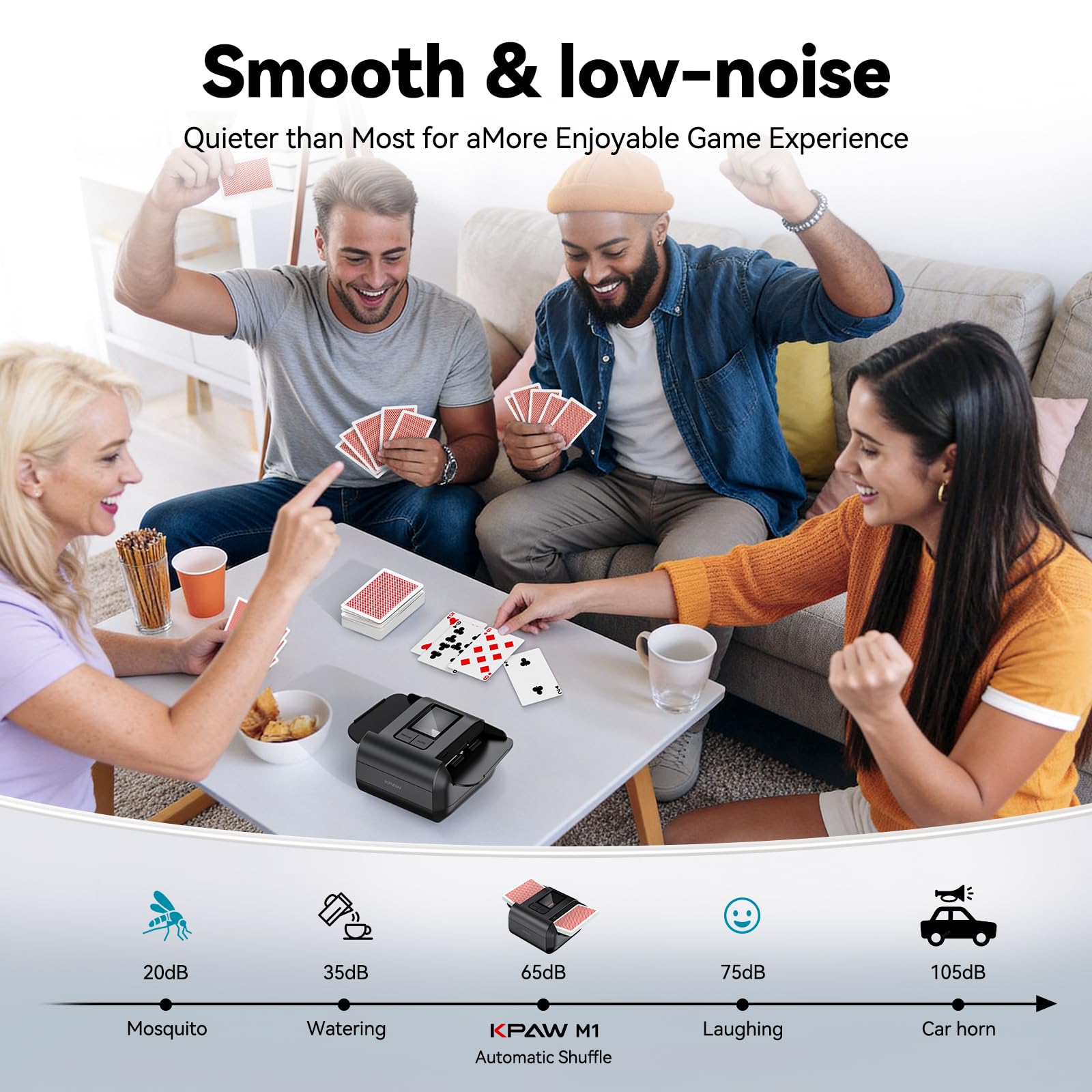 KPAW X1 en uso sobre mesa de póker mejora velocidad de juego