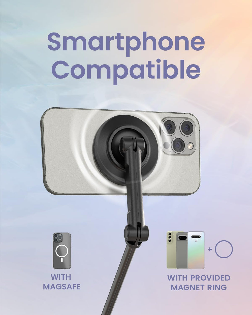 KraftGeek JustTap magnetic Bluetooth remote docked for instant remote capture