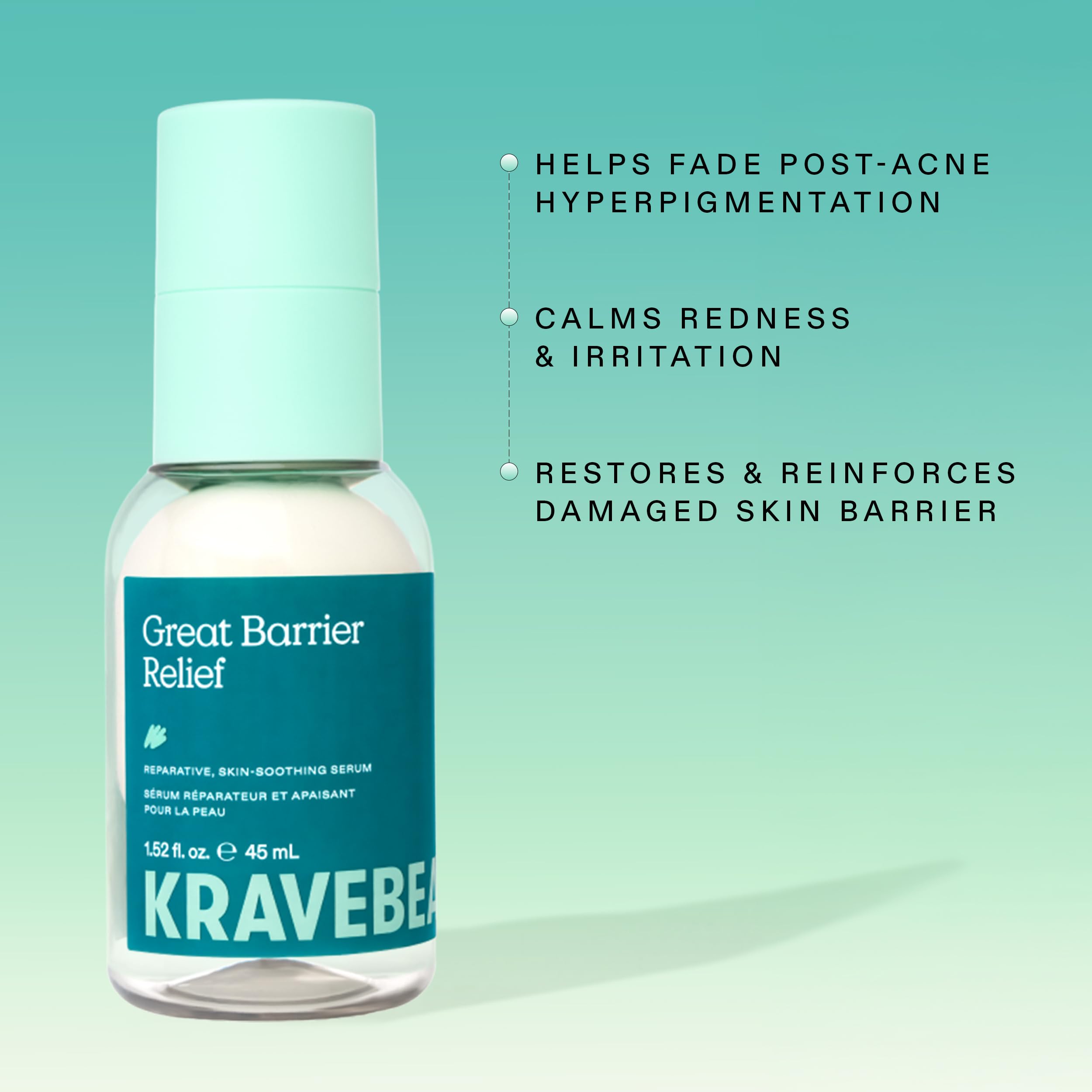 KraveBeauty detalle del dispensador que permite aplicación dosificada y limpia