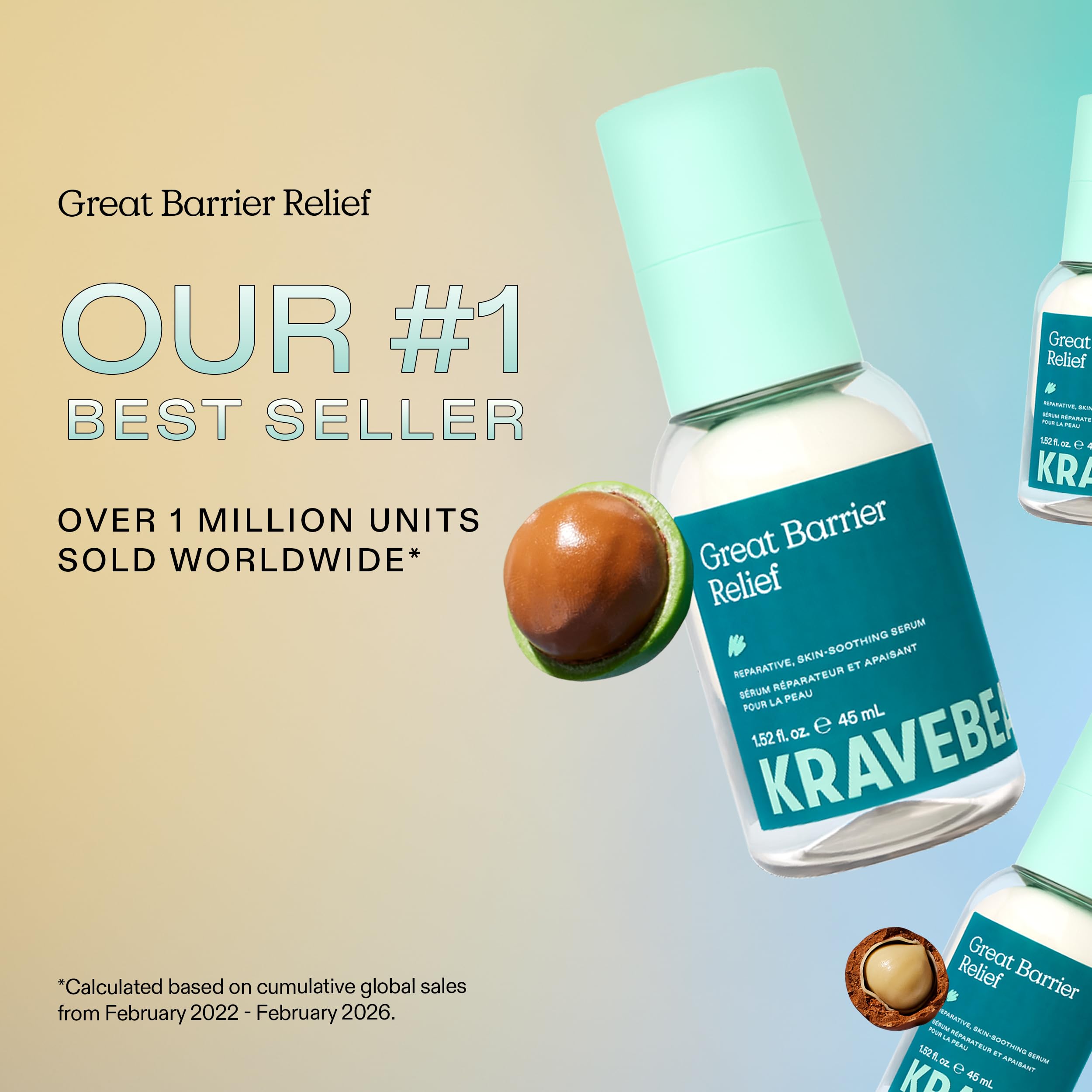 KraveBeauty aplicación del sérum en la mano para demostrar absorción rápida