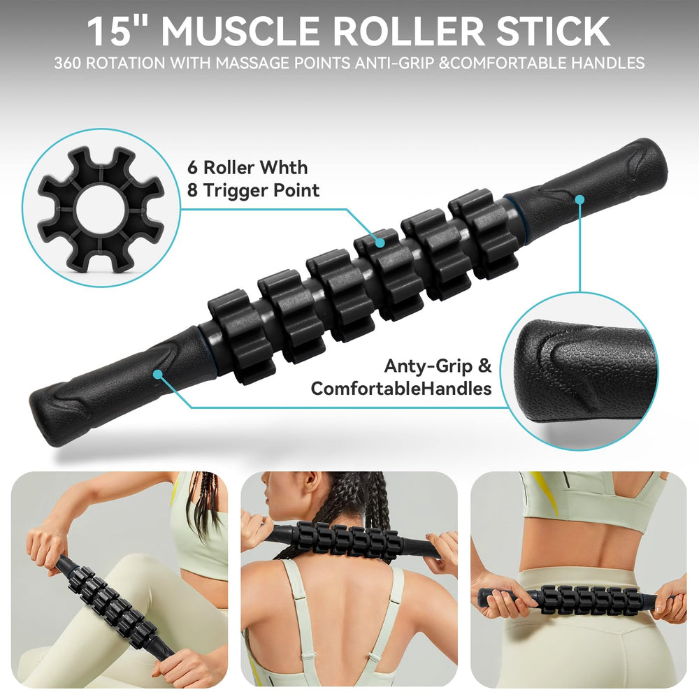 Krightlink muscle stick in use easing calf tension for faster recovery