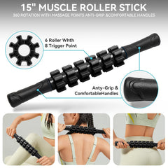 Krightlink muscle stick in use easing calf tension for faster recovery