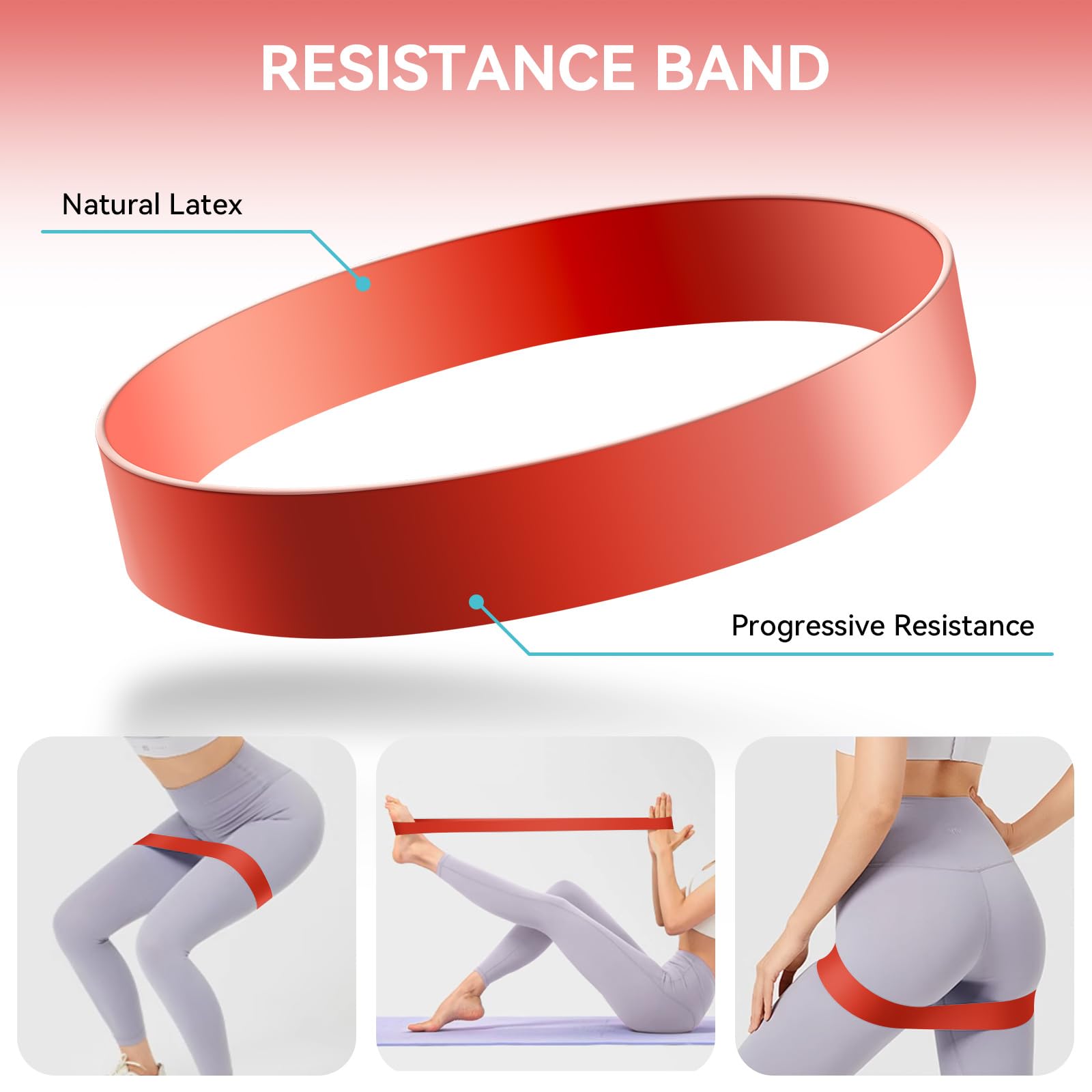 Krightlink resistance band stretched for assisted mobility and better range