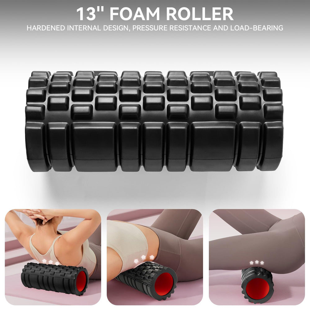 Krightlink foam roller texture close-up highlighting firm grip and durability