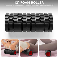 Krightlink foam roller texture close-up highlighting firm grip and durability