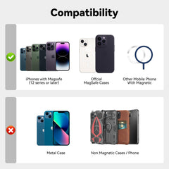 KRTALS comparación de tamaño junto a un iPhone para ver perfil delgado y compacto