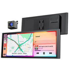 Krunia front display showing maps and CarPlay for clearer navigation